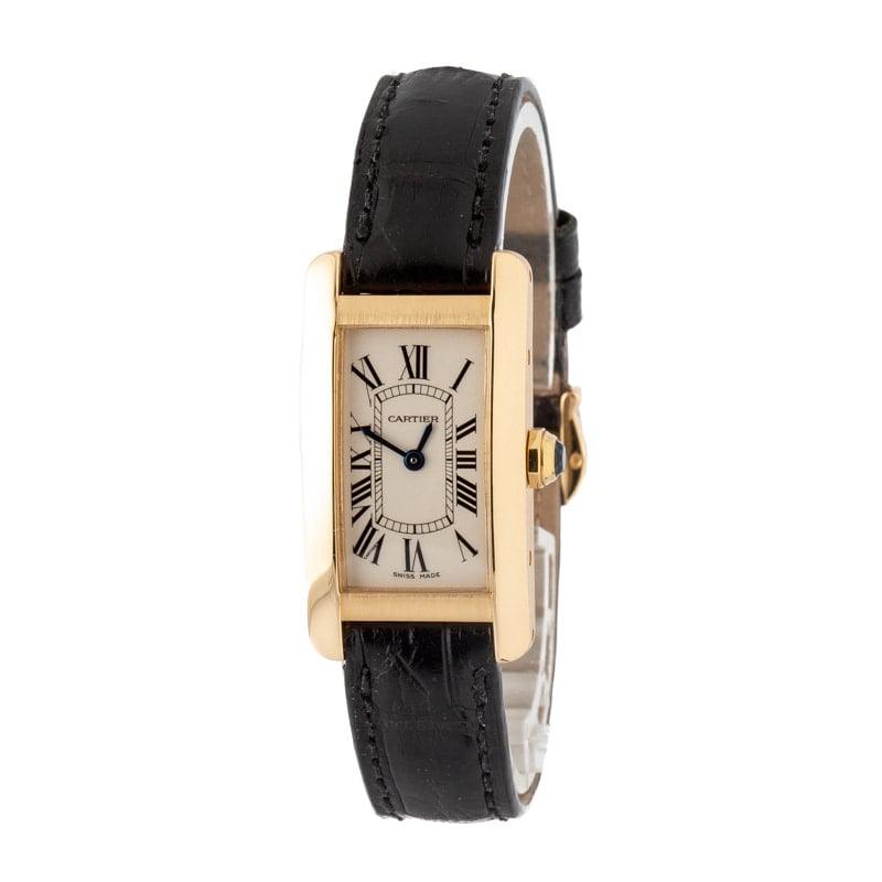 Cartier Tank Americaine W2601556 Yellow Gold