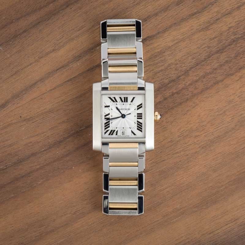 Cartier Tank Francaise W51005Q4 Steel & Gold