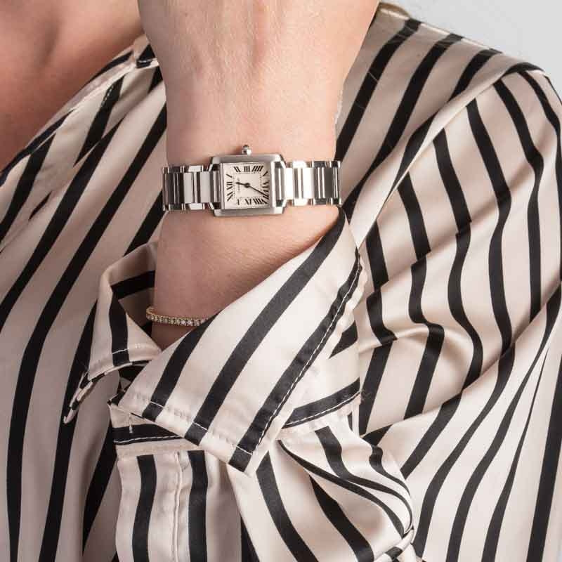 Cartier Tank Francaise Ref W51008Q3 Small Model