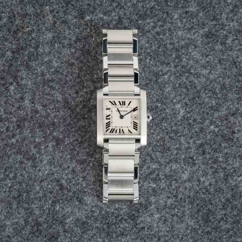 Cartier Tank Francaise W51011Q3 Stainless Steel