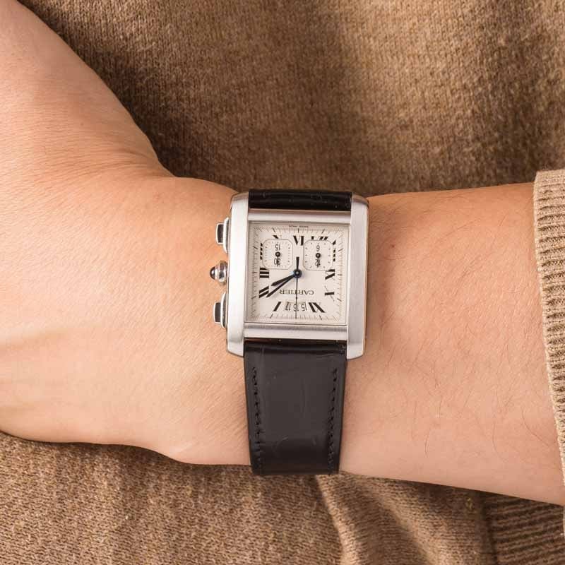 Cartier Tank Francaise W5101455 Stainless Steel