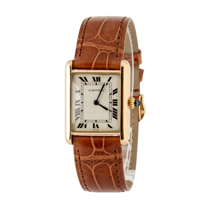 Pre-Owned Cartier Tank Gold