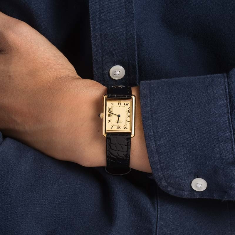 Cartier Tank Must W1002753 Vermeil
