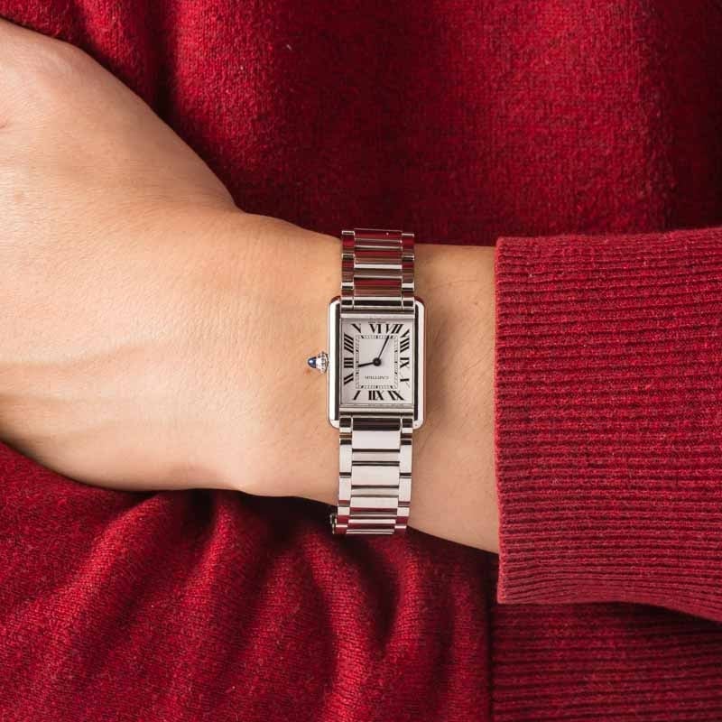 Tank Must de Cartier Stainless Steel WSTA0107 Small Model