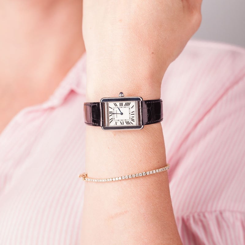 Cartier Tank Solo W1018255 Stainless Steel