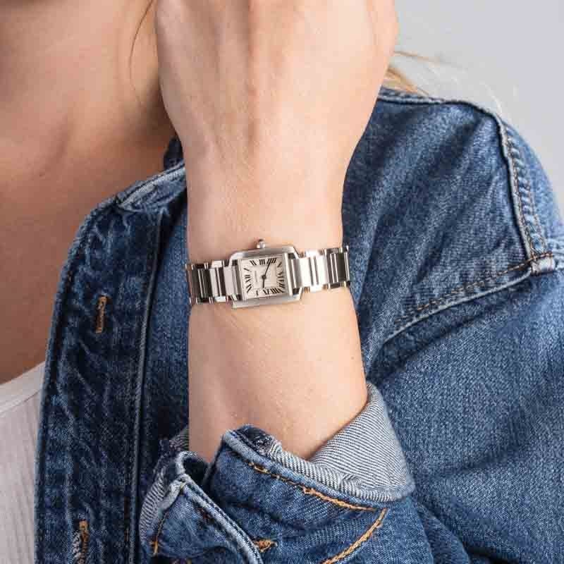 Cartier Tank Francaise W51003Q3 Stainless Steel