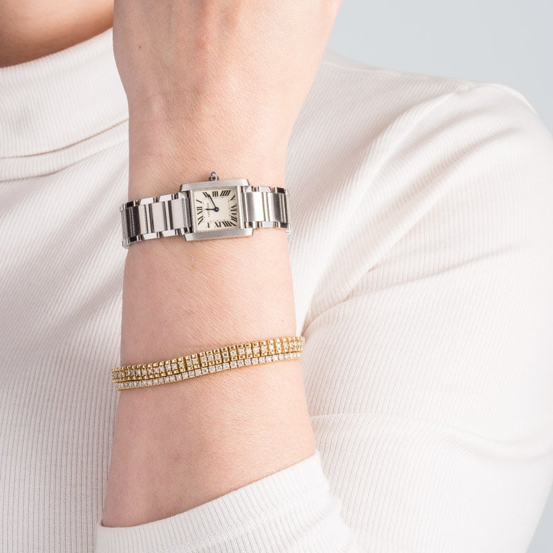 Ladies Cartier Tank Francaise Steel