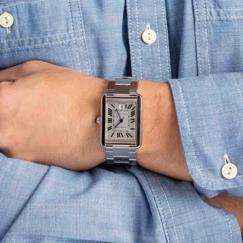 Cartier Tank Solo W5200028 XL Roman Dial