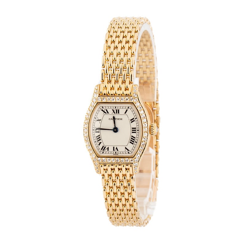 Cartier Tortue 18k Yellow Gold