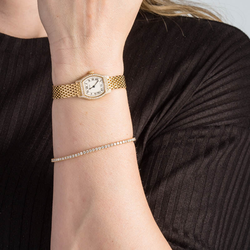 Cartier Tortue 18k Yellow Gold