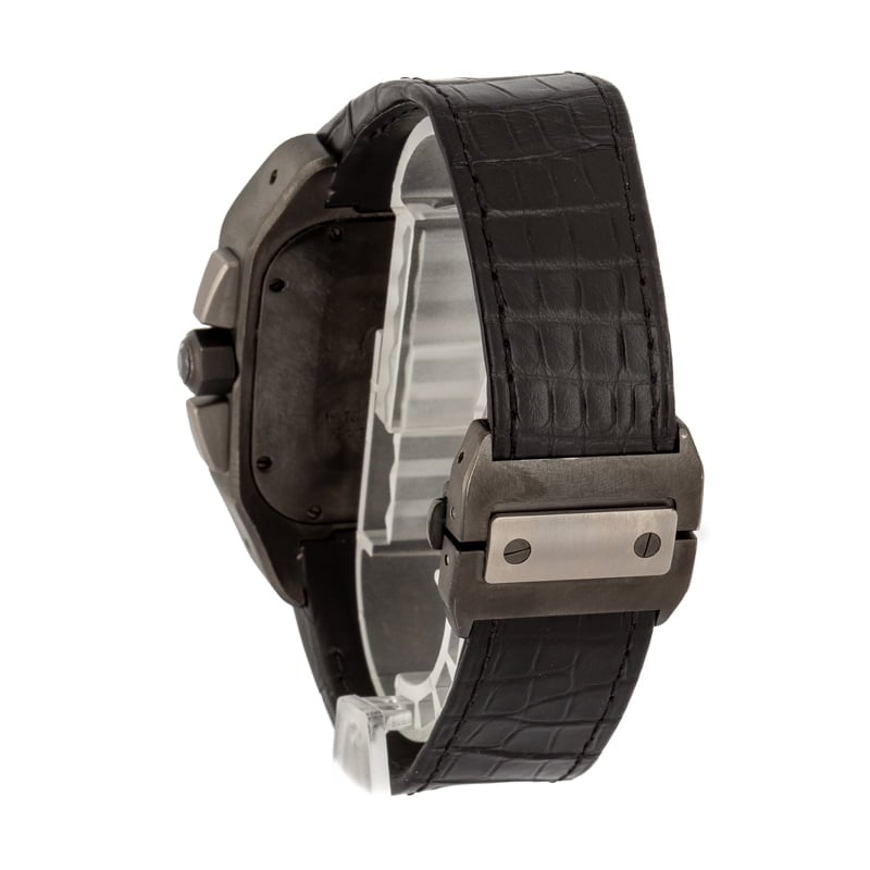 Cartier Santos 100 Carbon Titanium & Steel