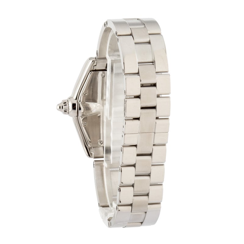 Cartier Roadster W62000V3 Silver Roman Dial