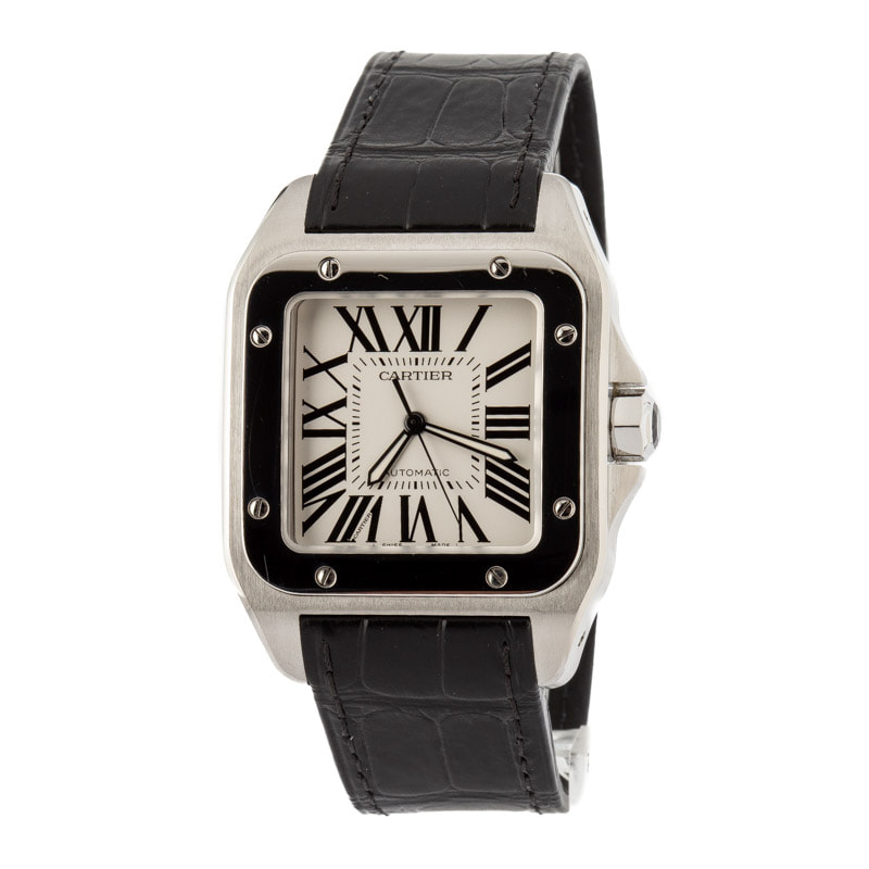 Cartier Santos 100 Ref W20073X8 Stainless Steel