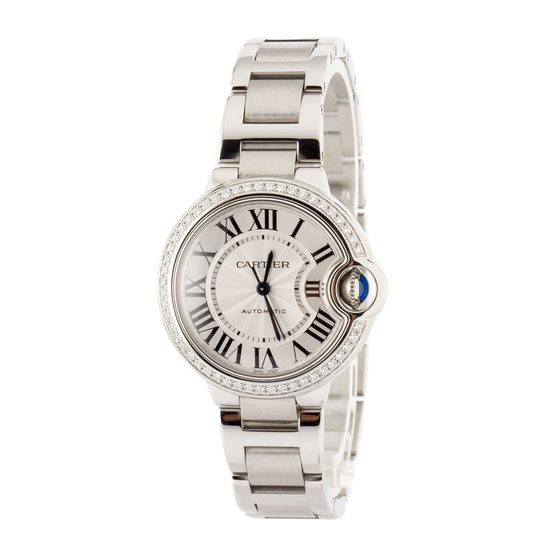 Cartier Ballon Bleu W4BB0023 Diamond Bezel