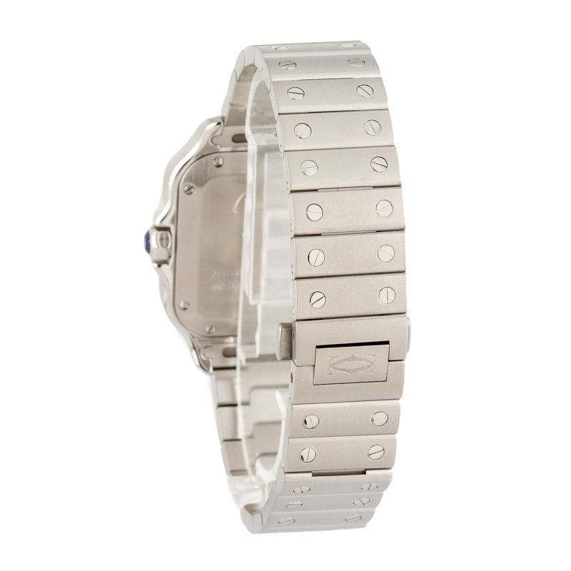 Santos De Cartier Watch W4SA0005 Diamond Bezel