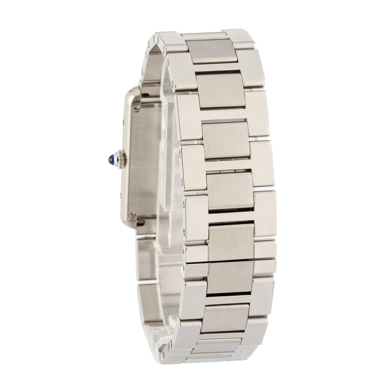 Cartier Tank Solo Ref W5200014 Silver Dial