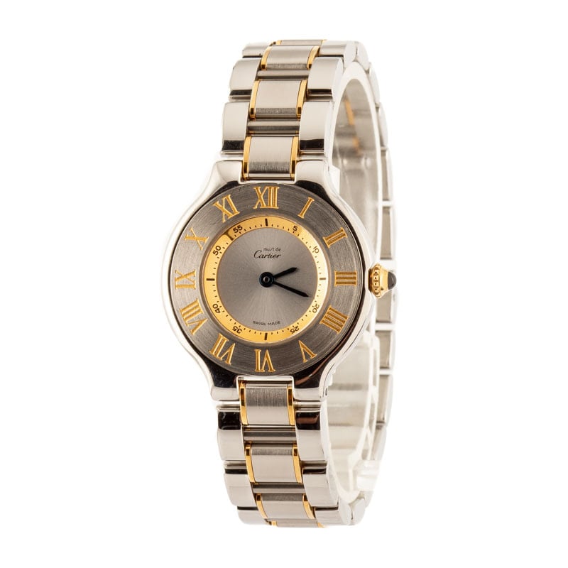 Buy Used Cartier Must De Cartier 21 W10073R6 | Bob's Watches
