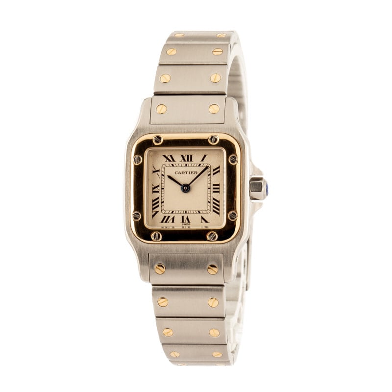Cartier Santos Galbee Ref W20012C4 Steel & 18k Gold