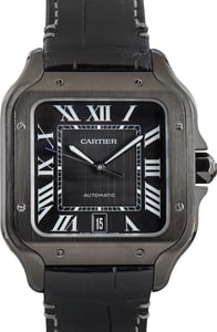 Used Stainless Steel Santos de Cartier Ref WSSA0039 Large Model