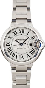 Ballon Bleu de Cartier WSBB0044 Silver Roman Dial