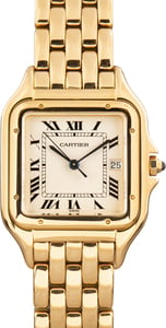 Pre-Owned Cartier Panthere W25014B9 XL 18k Yellow Gold