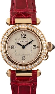 Pre-Owned Pasha De Cartier 18k RoseGold