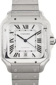 Santos de Cartier WSSA0018 Large Stainless Steel Model