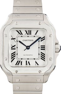 Santos de Cartier Stainless Steel WSSA0029 Medium Model