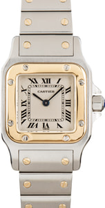 Cartier Santos Galbee Ref W20012C4 Steel & 18k Gold