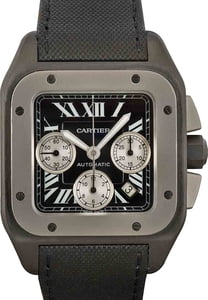 Cartier Santos 100 Carbon Titanium & Steel
