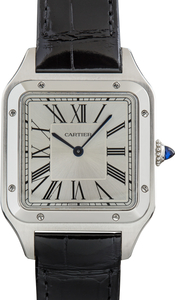 Pre-Owned Cartier Santos Dumont Ref WSSA0022 Large Model