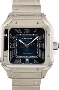 Cartier Santos de Cartier Large Model Blue Dial