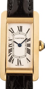 Cartier Tank Americaine W2601556 Yellow Gold