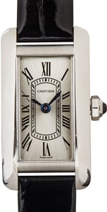 Cartier Tank Americaine Ref WSTA0081 Mini Stainless Steel
