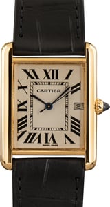 Used Cartier Tank Louis Ref W1529756 18k Yellow Gold