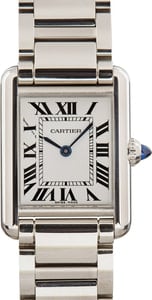 Used Tank Must de Cartier Stainless Steel WSTA0107 Small Model