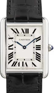Used Cartier Tank Solo Ref W5200003 Stainless Steel