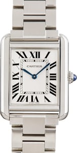 Cartier Tank Solo Steel W5200013 Small Model