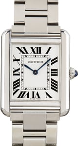 Pre-Owned Cartier Tank Solo Ref W5200013 Small Model