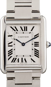 Cartier Tank Solo Ref W5200014 Stainless Steel