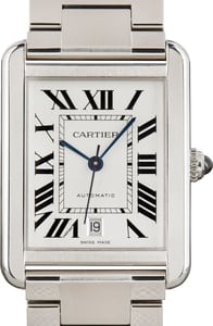 Cartier Tank Solo W5200028 XL Steel Model