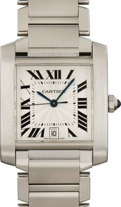 Used Cartier Tank Francaise Roman Dial