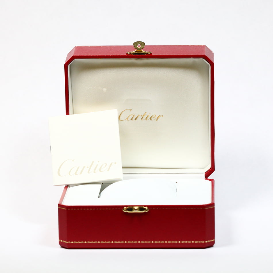 Cartier Santos 100 Pink Leather Strap