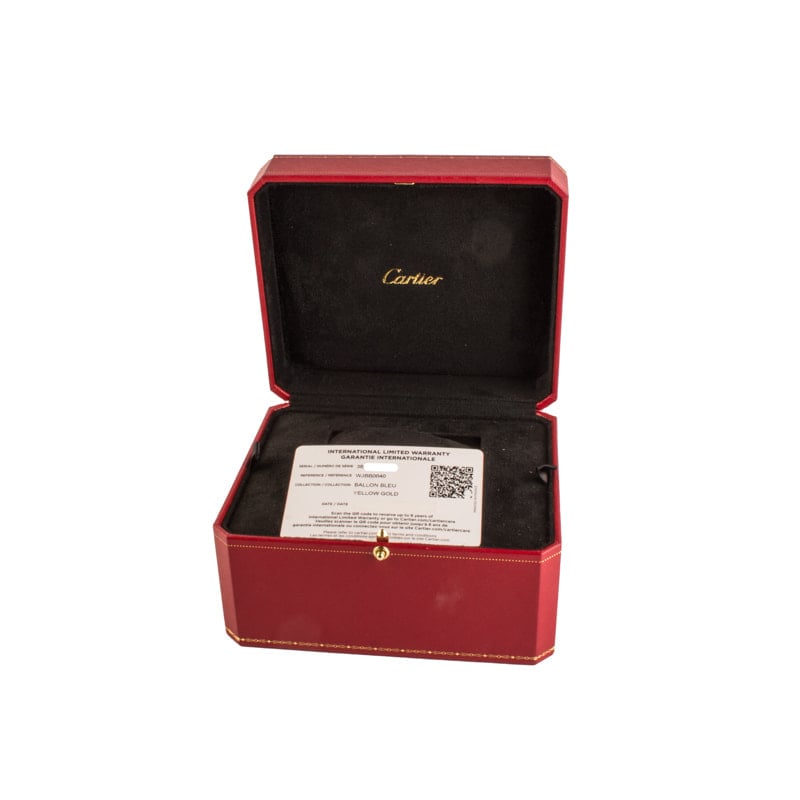 Cartier Ballon Bleu Ref WJBB0040 18k Yellow Gold