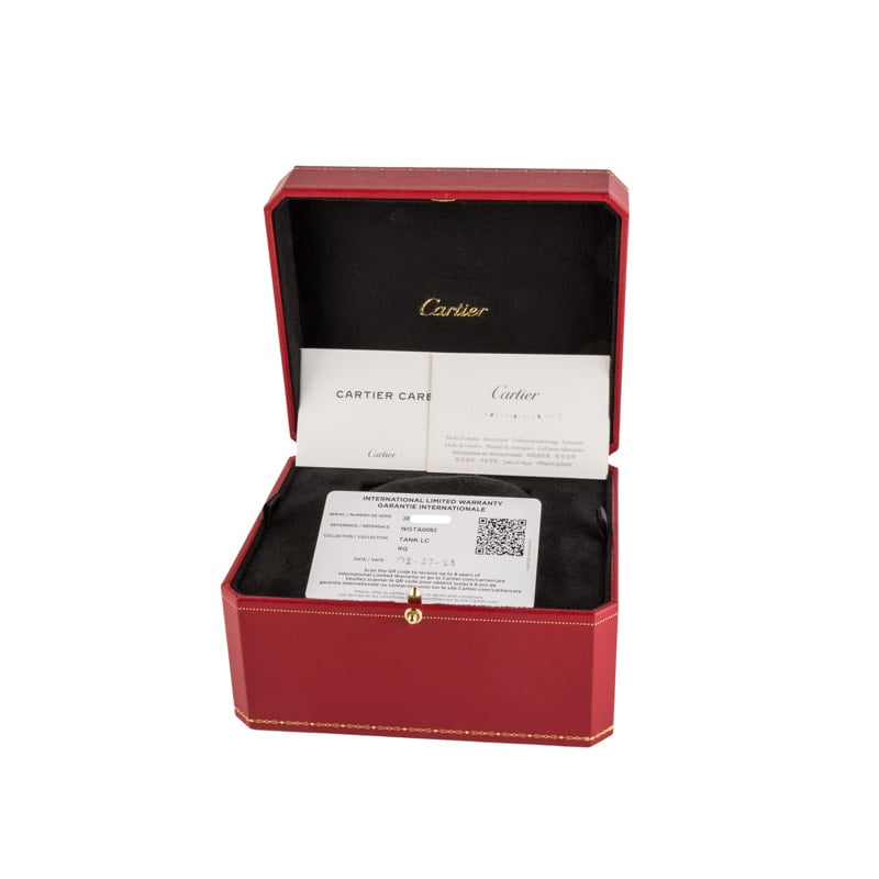 Cartier Tank Louis Ref WGTA0092 18k Rose Gold Large Model