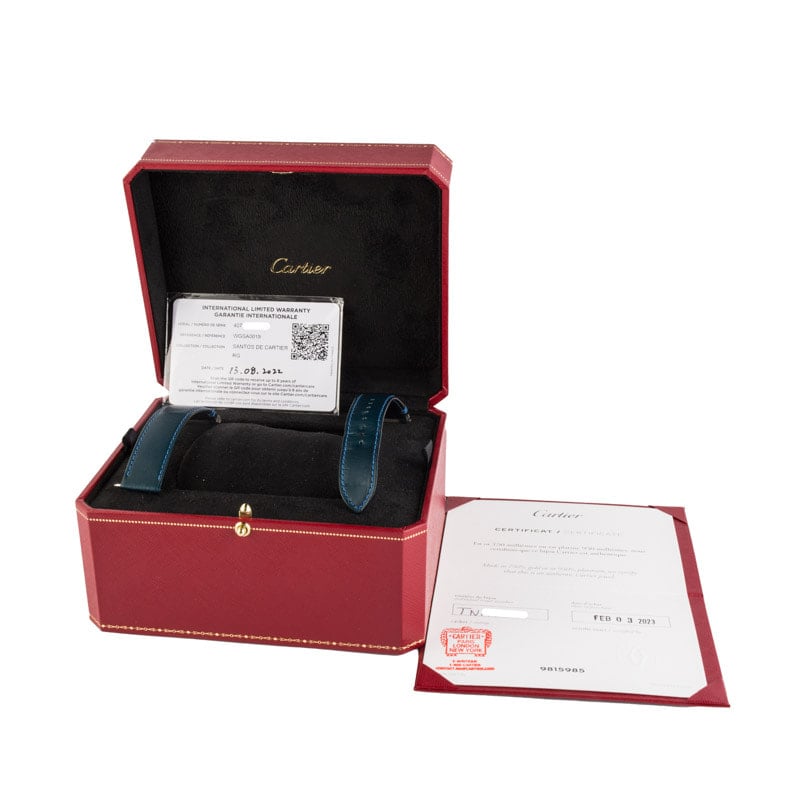 Santos de Cartier WGSA0019 18k Rose Gold Large Model