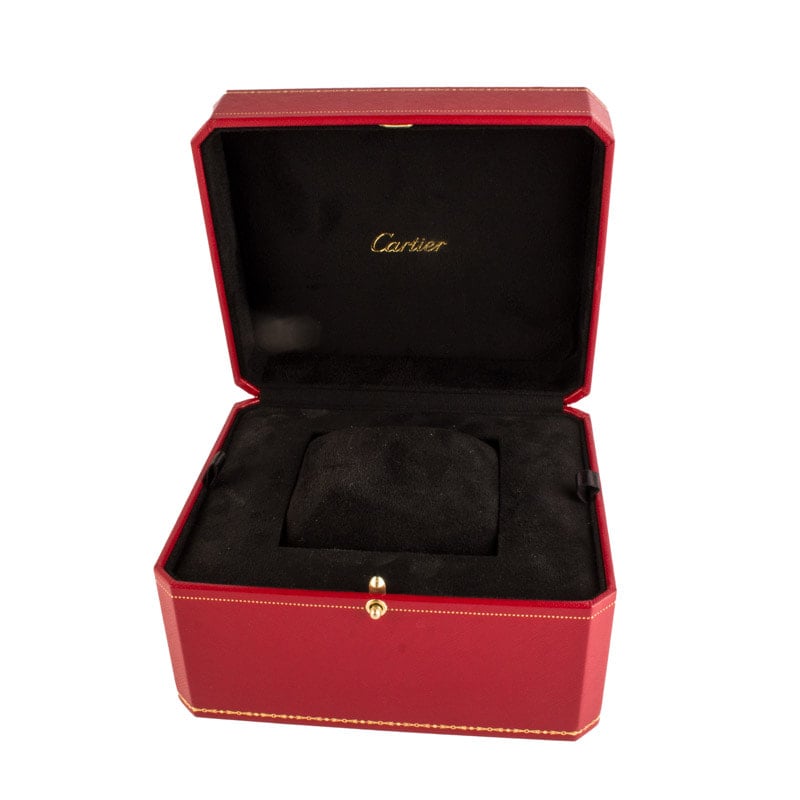 Santos de Cartier WSSA0039 Large Black Steel Model