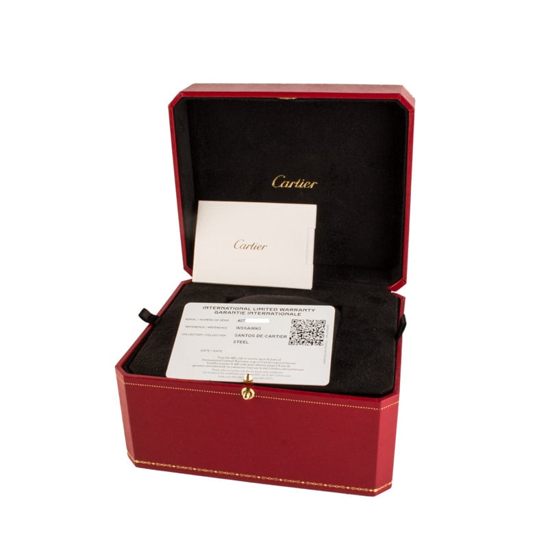 Santos de Cartier WSSA0063 Blue Medium Model