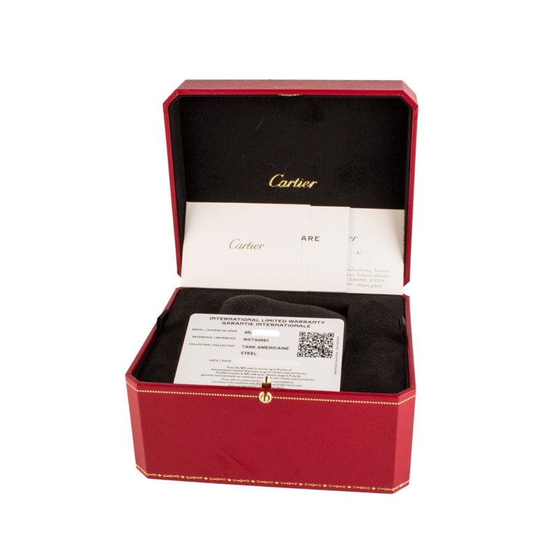 Cartier Tank Americaine WSTA0083 Stainless Steel