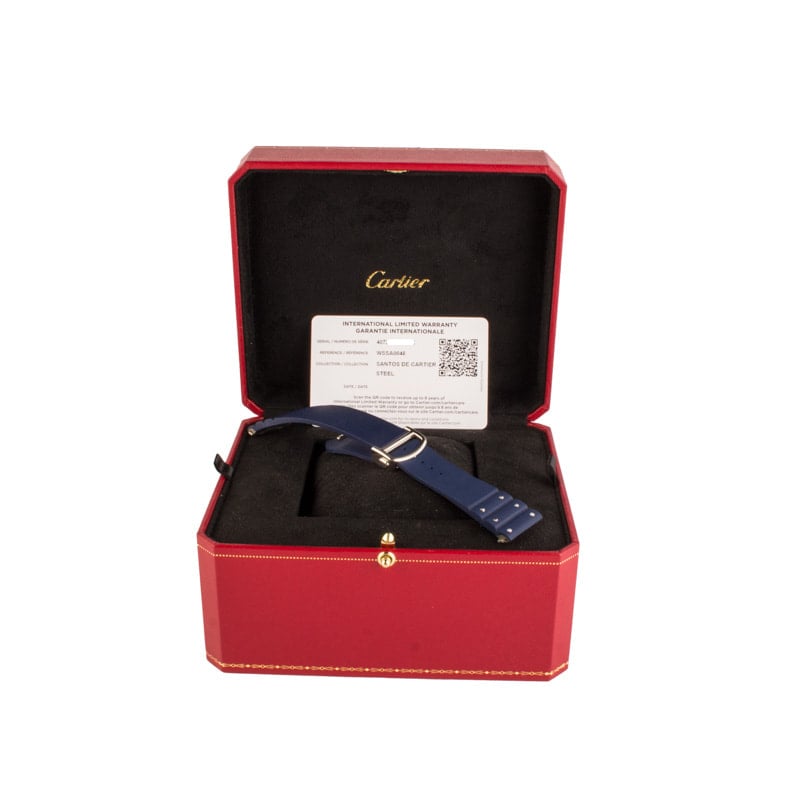 Cartier Santos De Cartier WSSA0048 Blue Dial